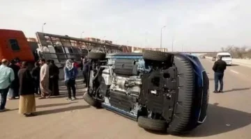 جهاز حماية المستهلك يمنع تداول سيارات حادث طريق القاهرة الإسكندرية في الأسواق